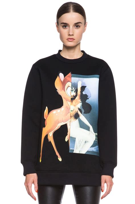 givenchy bambi shirt|Givenchy Bambi sweatshirt.